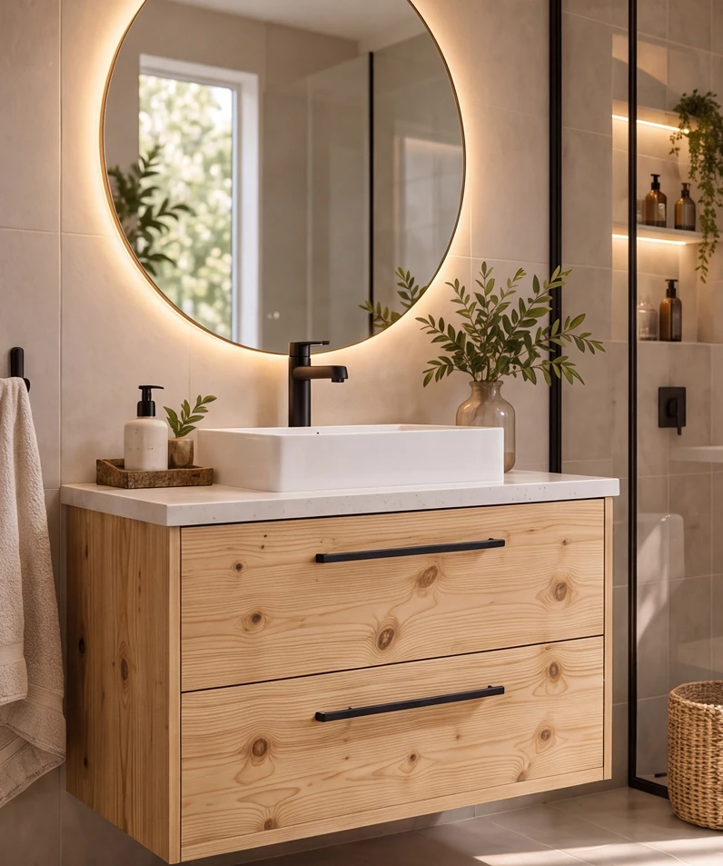 Compact vanities