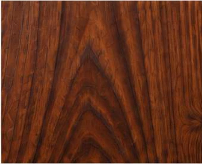 Walnut finish sample from the catalogue